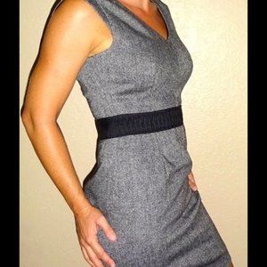 Banana Republic Gray Pencil Studio Dress Workwear